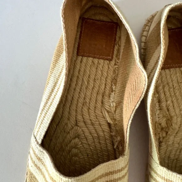 Tory Burch Tan and Orange Espadrilles NWOT - Picture 5 of 10